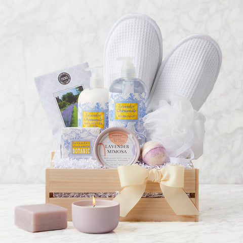 Lavender Spa Gift Basket