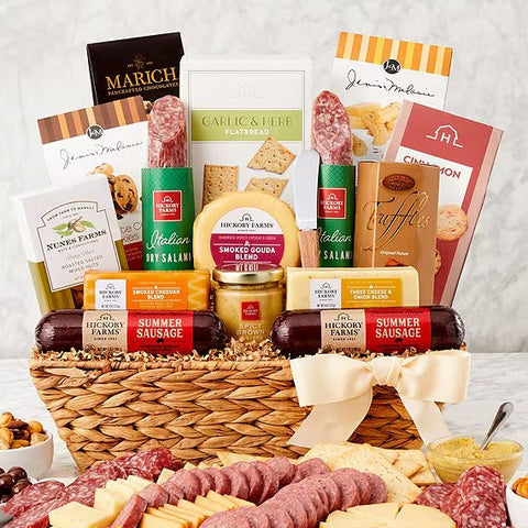 Deluxe Charcuterie Gift Basket