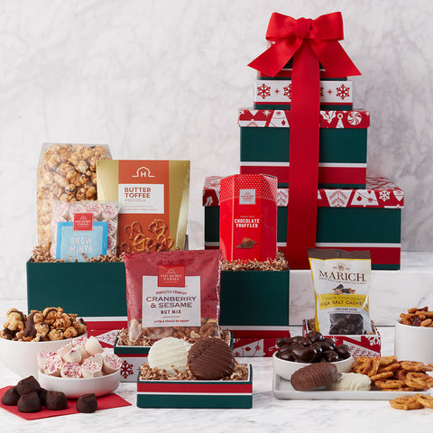 Holiday Flavors Gift Tower