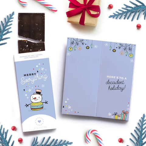 Merry Everything Chocolate Greeting Card