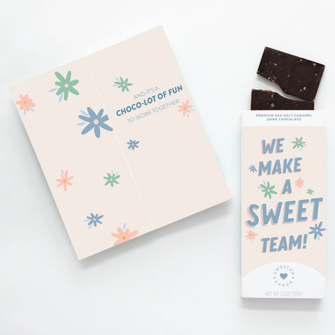 Sweet Team Chocolate Greeting Card