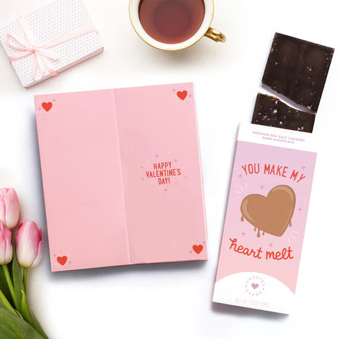 Make My Heart Melt Chocolate Greeting Card