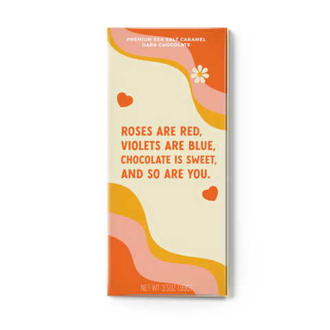 Valentine Poem Chocolate Greeting Card