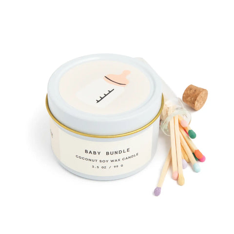 Baby Bundle Scented Candle and Matches Set