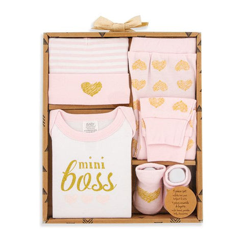 'Mini Boss' Baby Girl Gift Set