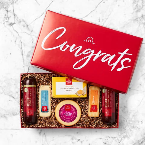 Congrats Meat & Cheese Gift Box